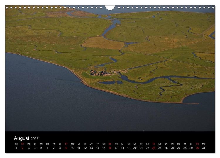 Produktbild: Die Nordseek&uuml;ste (Wandkalender 2026 DIN A3 quer), CALVENDO Monatskalender