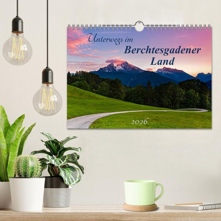 Produktbild: Unterwegs im Berchtesgadener Land 2026 (Wandkalender 2026 DIN A4 quer), CALVENDO Monatskalender