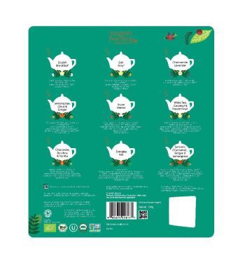 Produktbild: BIO Tee Kollektion "Ultimate Tea Collection" in edler Geschenk Metalldose, 72 Teebeutel