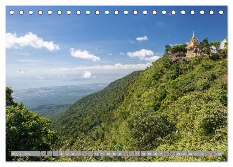 Produktbild: KAMBODSCHA - Im Reich der Khmer (Tischkalender 2026 DIN A5 quer), CALVENDO Monatskalender