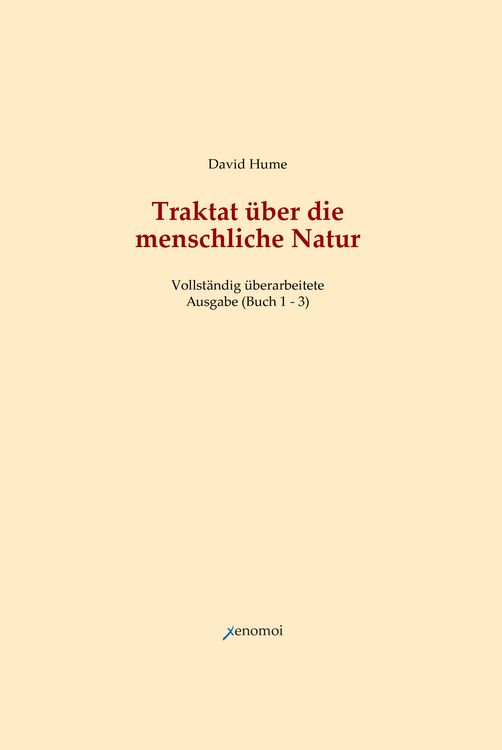 Produktbild: Traktat &uuml;ber die menschliche Natur. Buch 1 - 3 (Vollst&auml;ndige Ausgabe)