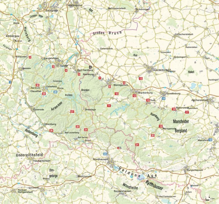 Produktbild: Historische Pfade Harz