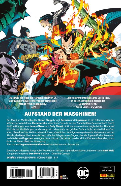 Produktbild: Batman/Superman: World's finest
