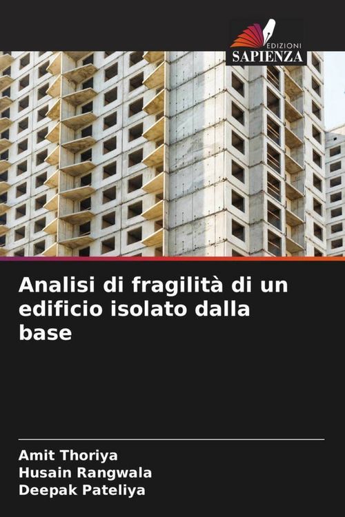 Produktbild: Analisi di fragilit&agrave; di un edificio isolato dalla base