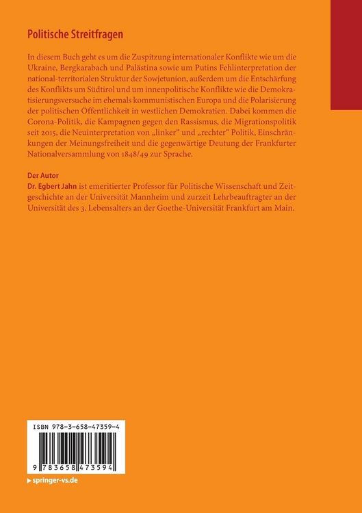 Produktbild: Politische Streitfragen