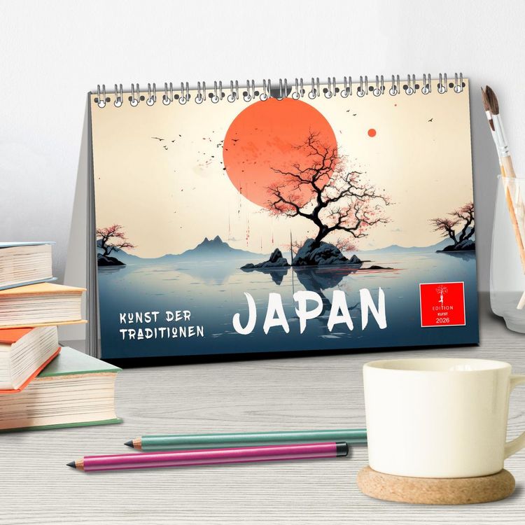 Produktbild: Japan - Kunst der Traditionen (Tischkalender 2026 DIN A5 quer), CALVENDO Monatskalender