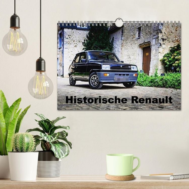 Produktbild: Historische Renault (Wandkalender 2026 DIN A4 quer), CALVENDO Monatskalender