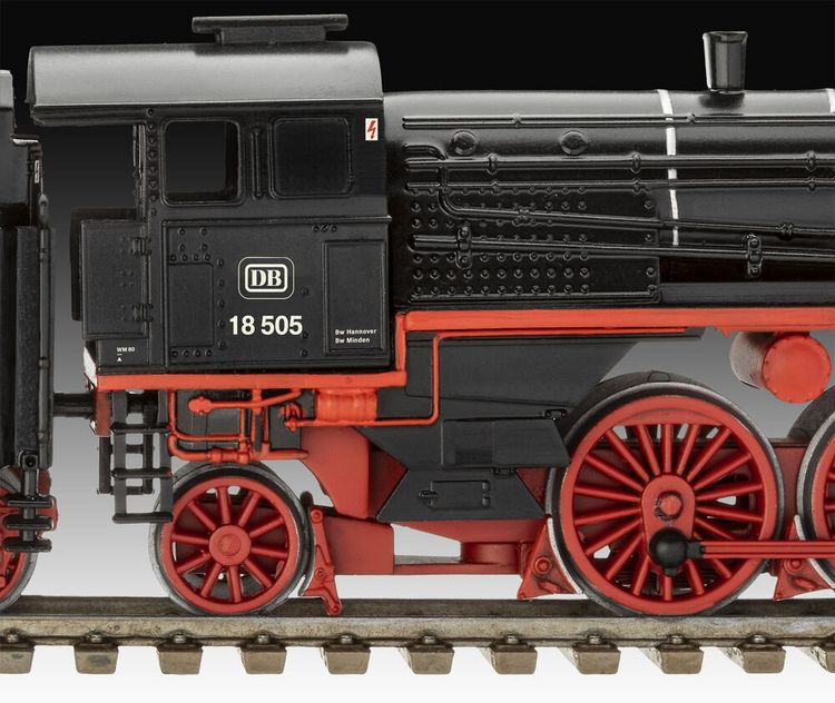 Produktbild: Revell 02167 Schnellzuglokomotive BR 18 505 mit Tender 2'3' T38 Lokomotive Bausatz 1:87