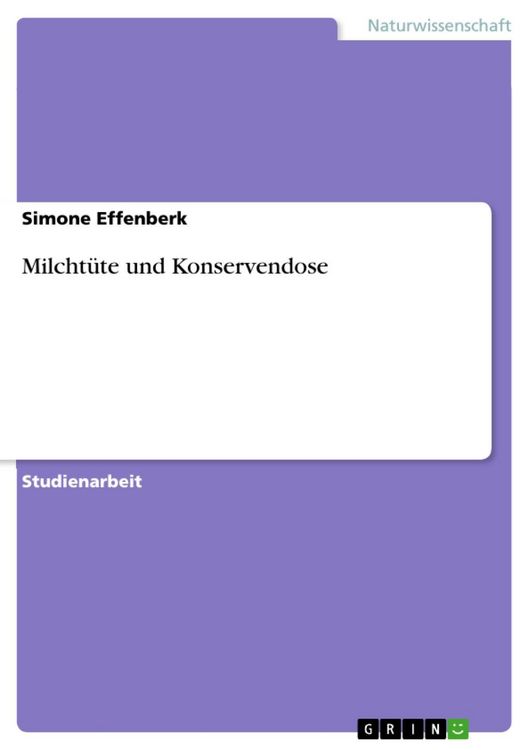 Produktbild: Milcht&uuml;te und Konservendose