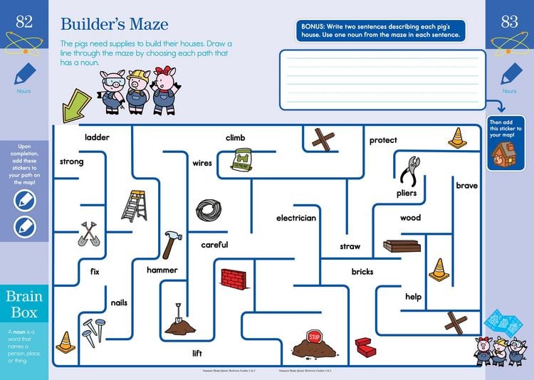 Produktbild: Summer Brain Quest Workbook Between Grades 1 & 2