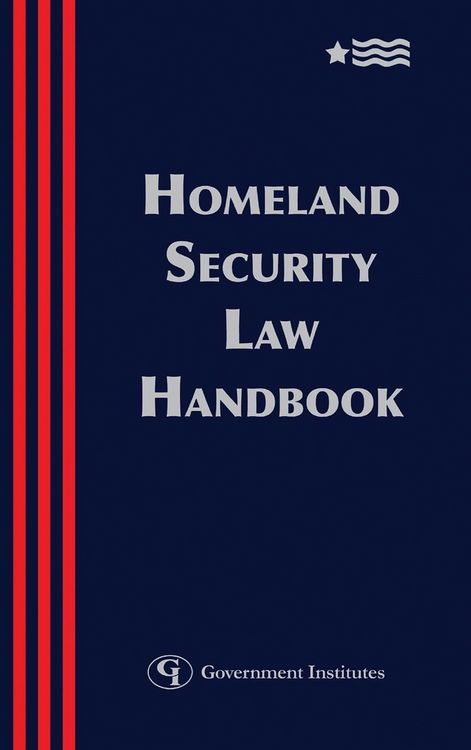 Produktbild: Homeland Security Law Handbook