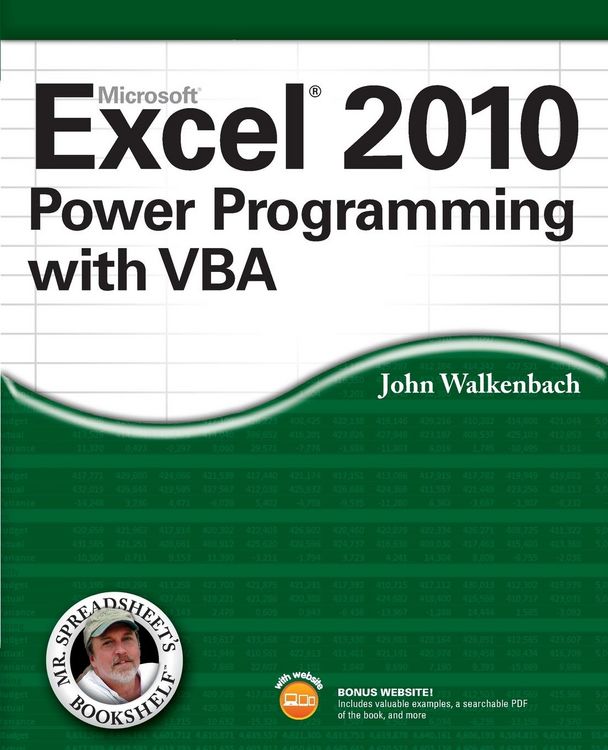 Produktbild: Excel 2010 Power Programming with VBA