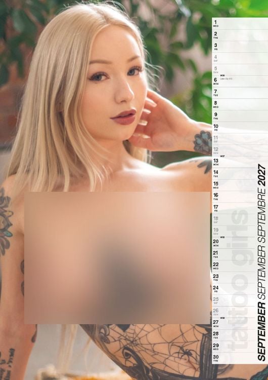 Produktbild: Tattoo Girls Kalender 2027