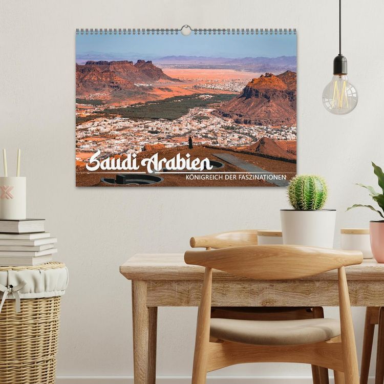 Produktbild: Saudi Arabien - K&ouml;nigreich der Faszinationen (Wandkalender 2026 DIN A3 quer), CALVENDO Monatskalender