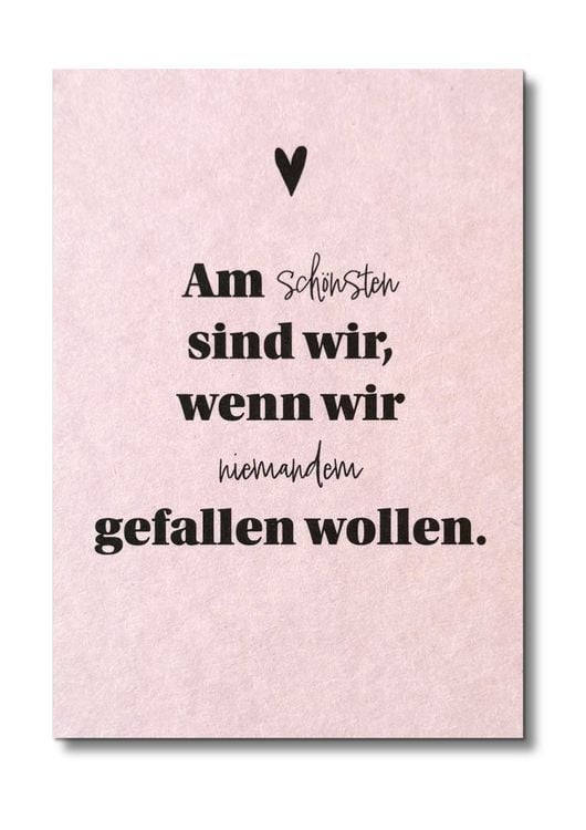 Produktbild: KEITCARDS Postkarten Selflove, Achtsamkeit Gru&szlig;karten im Set, 6 Karten