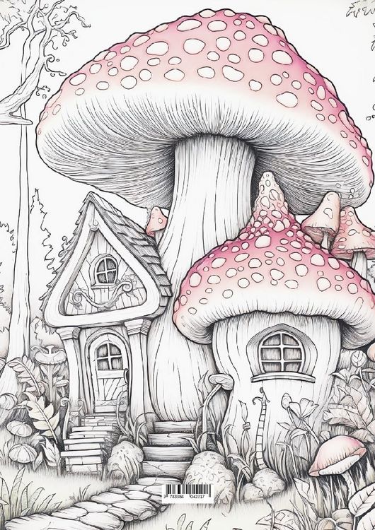 Produktbild: Malbuch mit phantastischen Landschaften