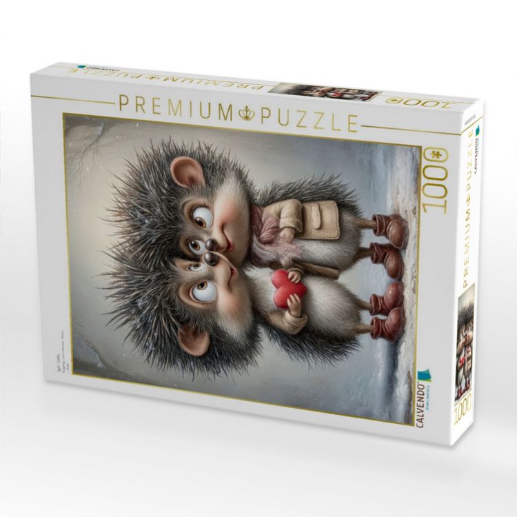 Produktbild: CALVENDO Puzzle Igel - Liebe | 1000 Teile Lege-Gr&ouml;&szlig;e 64x48cm Foto-Puzzle f&uuml;r gl&uuml;ckliche Stunden