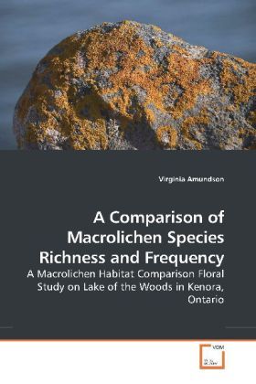Produktbild: Amundson, V: A Comparison of Macrolichen Species Richness an