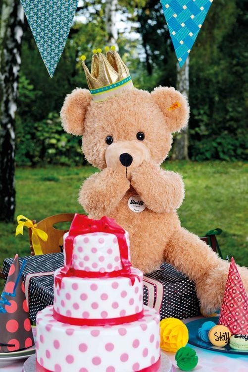 Produktbild: Steiff 111389 - Fynn Teddyb&auml;r, beige, Pl&uuml;sch, 50 cm
