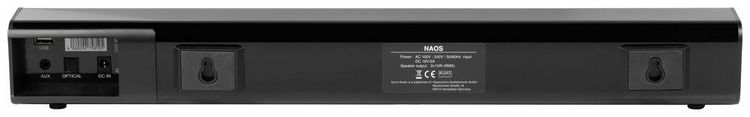 Produktbild: Vyrve Audio NAOS Soundbar Schwarz Bluetooth&reg;, USB, Wandbefestigung