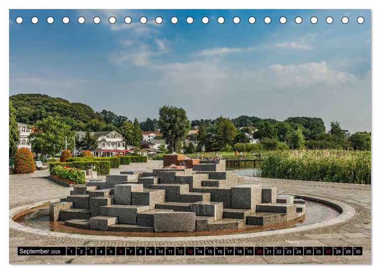 Produktbild: Ein Wochenende im Ostseebad Binz (Tischkalender 2026 DIN A5 quer), CALVENDO Monatskalender