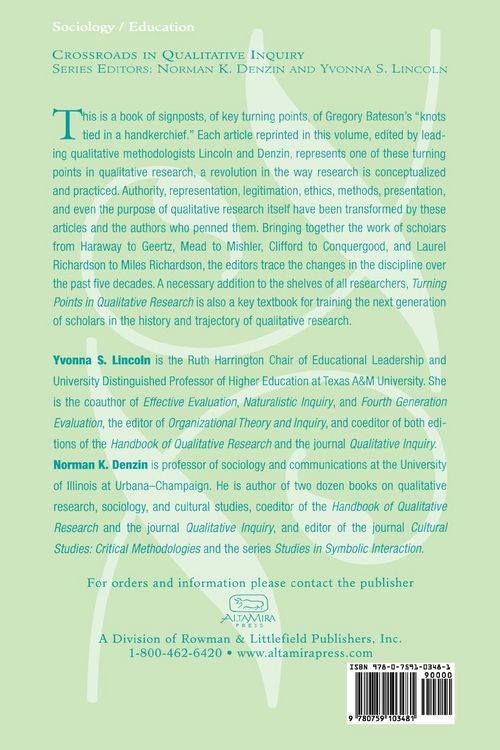Produktbild: Turning Points in Qualitative Research