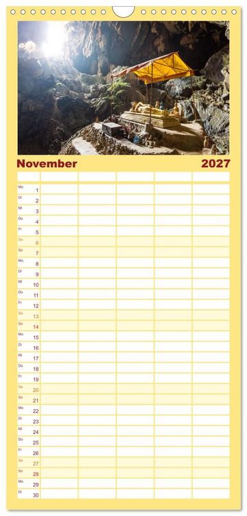Produktbild: Familienplaner 2027 - Faszinierendes Asien - Eine Kulturreise in den Fernen Osten mit 5 Spalten (Wandkalender, 21 x 45 cm) CALVENDO
