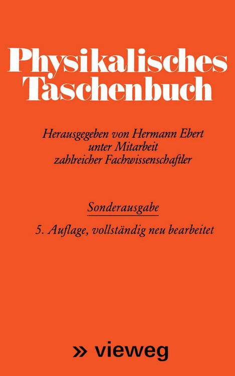 Produktbild: Physikalisches Taschenbuch