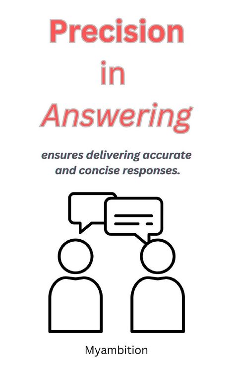 Produktbild: Precision in Answering