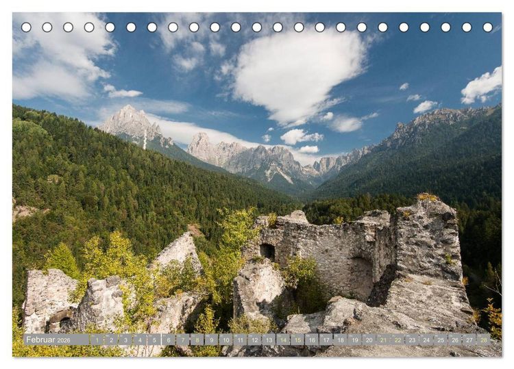 Produktbild: Herbst in den Dolomiten (Tischkalender 2026 DIN A5 quer), CALVENDO Monatskalender