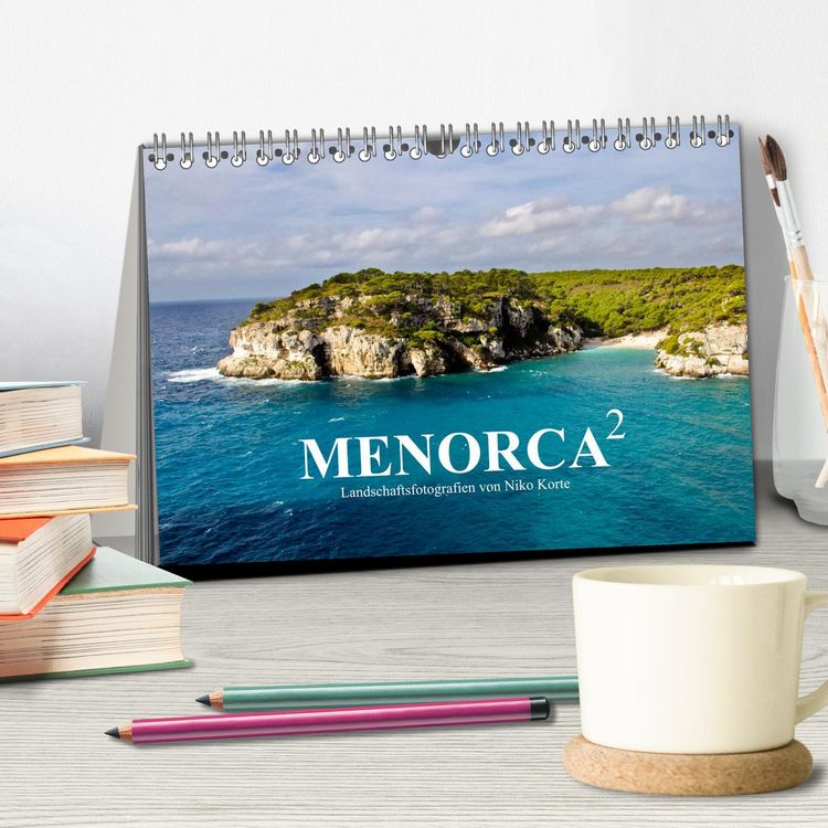 Produktbild: MENORCA 2 - Landschaftsfotografien von Niko Korte (Tischkalender 2026 DIN A5 quer), CALVENDO Monatskalender