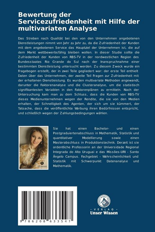 Produktbild: Bewertung der Servicezufriedenheit mit Hilfe der multivariaten Analyse