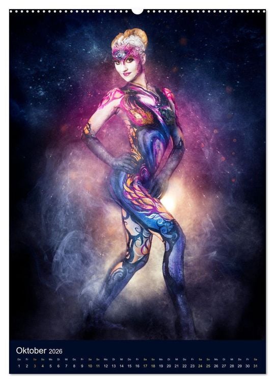 Produktbild: Bodypainting Adventures (Wandkalender 2026 DIN A2 hoch), CALVENDO Monatskalender