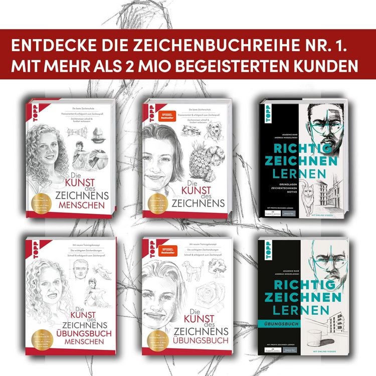 Produktbild: Die Kunst des Zeichnens Menschen. Die beste Zeichenschule