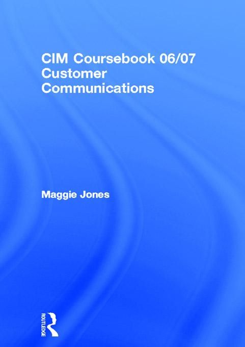 Produktbild: CIM Coursebook 06/07 Customer Communications