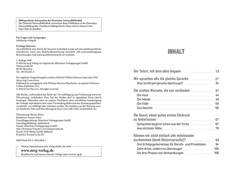 Produktbild: Gesten, Blicke, Emotionen &ndash; Menschen lesen und f&uuml;r sich gewinnen