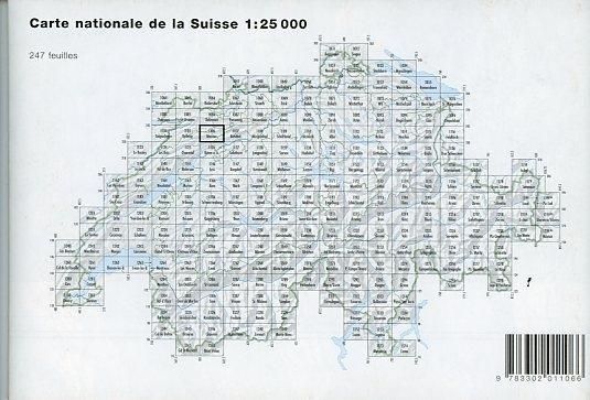 Produktbild: Swisstopo 1 : 25 000 Moutier
