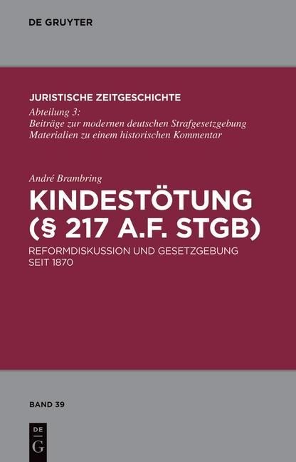 Produktbild: Kindest&ouml;tung (&sect; 217 a.F. StGB)