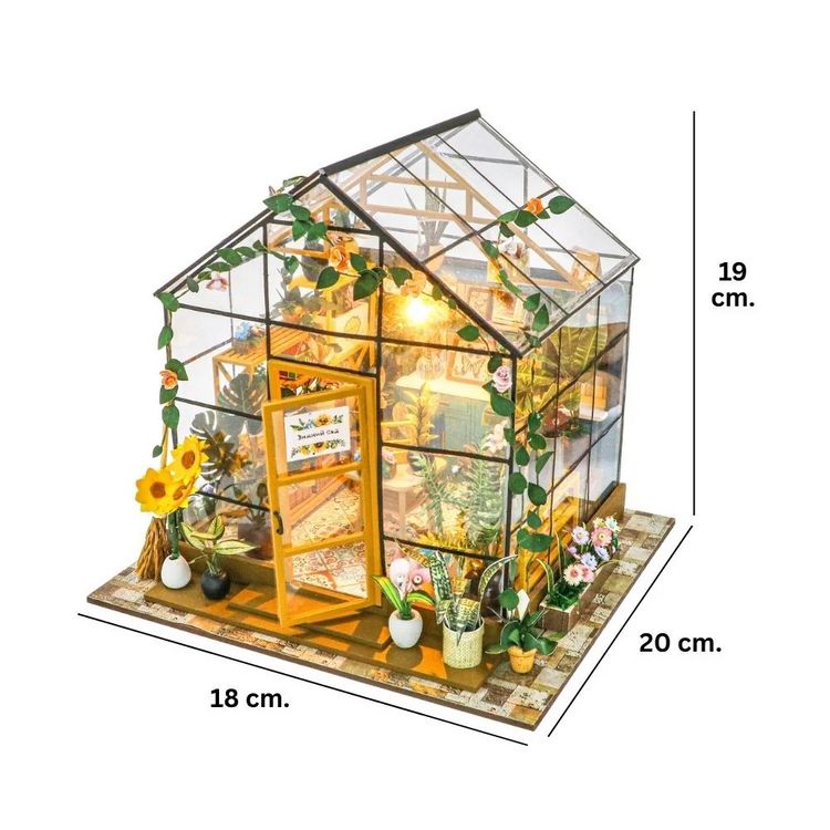 Produktbild: Book Nook DIY B&uuml;cherecke Sonniges Gew&auml;chshaus
