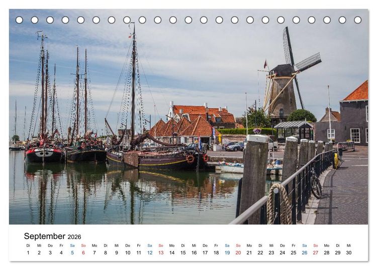 Produktbild: Seeland - Impressionen aus dem S&uuml;dwesten der Niederlande (Tischkalender 2026 DIN A5 quer), CALVENDO Monatskalender