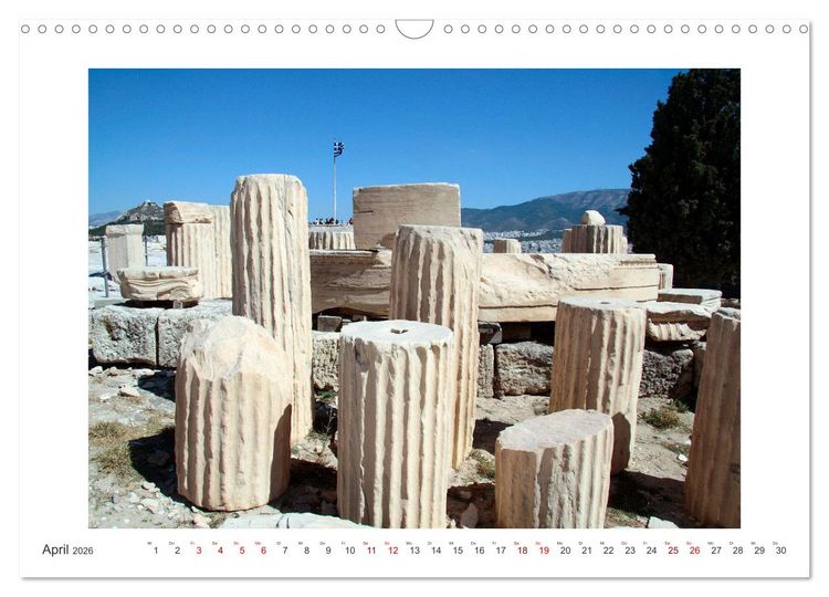 Produktbild: Griechischer Charme (Wandkalender 2026 DIN A3 quer), CALVENDO Monatskalender
