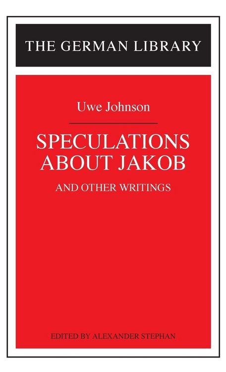 Produktbild: Speculations about Jakob