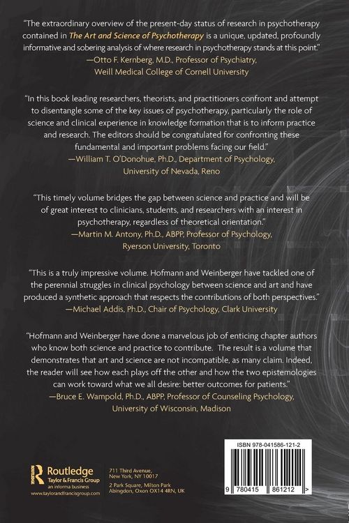 Produktbild: The Art and Science of Psychotherapy