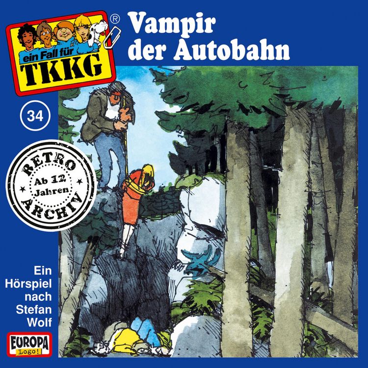 Produktbild: TKKG - Folge 34: Vampir der Autobahn