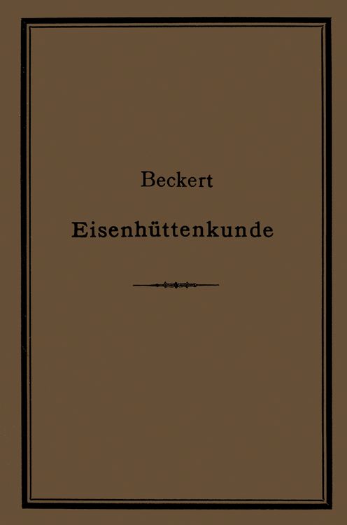 Produktbild: Leitfaden zur Eisenh&uuml;ttenkunde