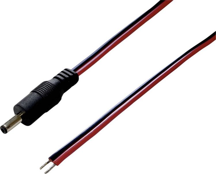 Produktbild: BKL Electronic 072088 Niedervolt-Anschlusskabel Niedervolt-Stecker - offene Kabelenden 4 mm 1.7 mm 1.7 mm 2.00 m 1 St.