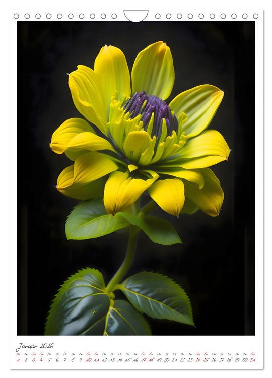 Produktbild: Flora Fantastica (Wandkalender 2026 DIN A4 hoch), CALVENDO Monatskalender