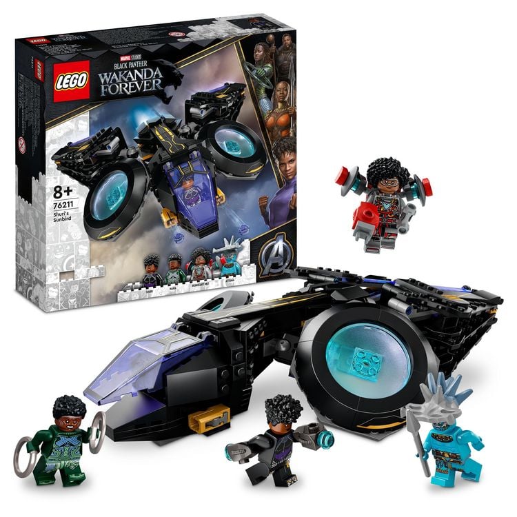 Bild vom Artikel LEGO® Marvel Shuris Sonnenvogel (76211); Bauset; Black Panther Bauspielzeug mit einem Flugzeug für Kinder ab 8 Jahren (355 Teile) vom Autor 