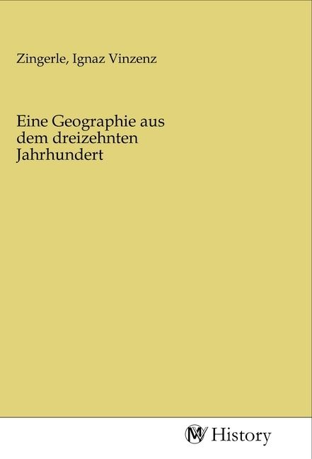 Produktbild: Eine Geographie aus dem dreizehnten Jahrhundert