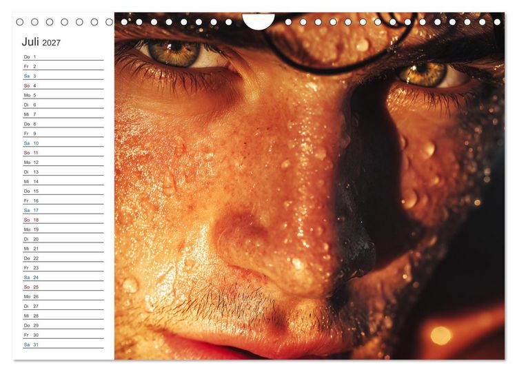 Produktbild: Sinnliche M&auml;nner (Wandkalender 2027 DIN A4 quer), CALVENDO Monatskalender